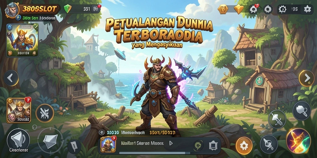Screenshot gameplay 380SLOT yang menunjukkan dunia terbuka yang menakjubkan.