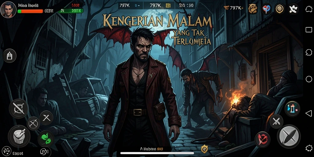 Tangkapan layar menampilkan gameplay yang mencekam dari 797K.