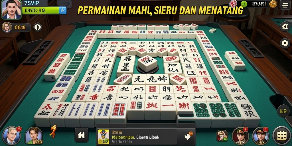 Tangkapan layar 7SVIP menampilkan pengalaman Mahjong yang mendebarkan.