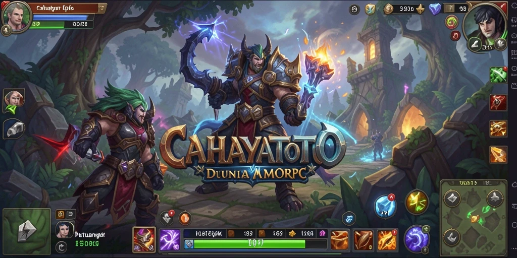 Tampilan gameplay menarik CAHAYATOTO dengan aksi seru dan karakter berwarna-warni.