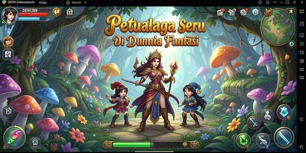 Gameplay menantang di dalam dunia DEWI288 yang penuh petualangan.