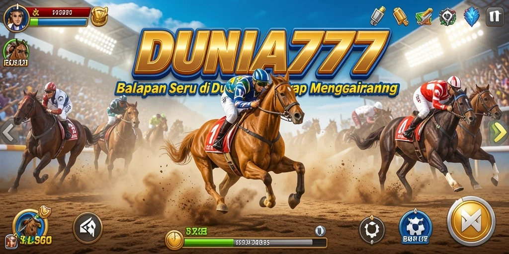 Gameplay balapan yang mendebarkan di DUNIA777 dengan grafik menakjubkan.