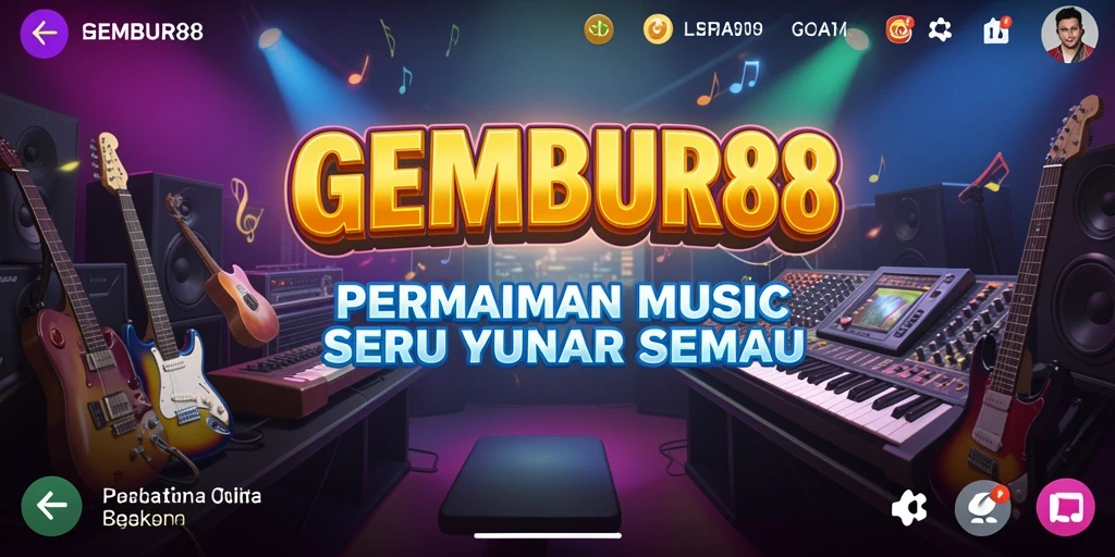 Tampilan gameplay GEMBUR88 yang penuh warna dan interaktif.