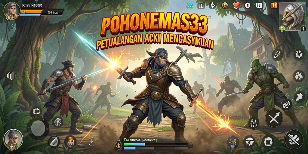 Gameplay seru dalam POHONEMAS33, aksi tanpa henti dan tantangan beragam.