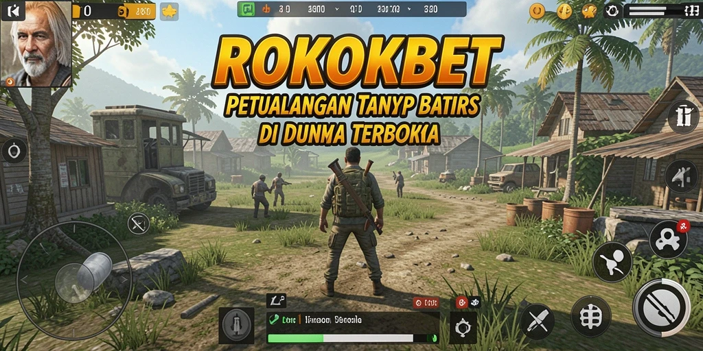 Screenshot gameplay ROKOKBET menampilkan petualangan di dunia terbuka yang mengesankan.