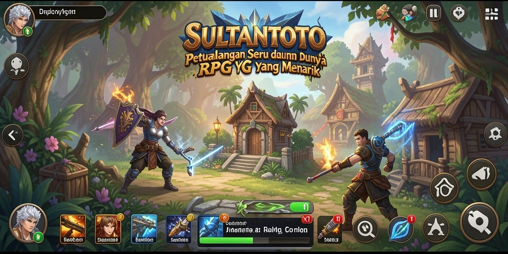 Tampilan gameplay RPG yang menarik di SULTANTOTO.