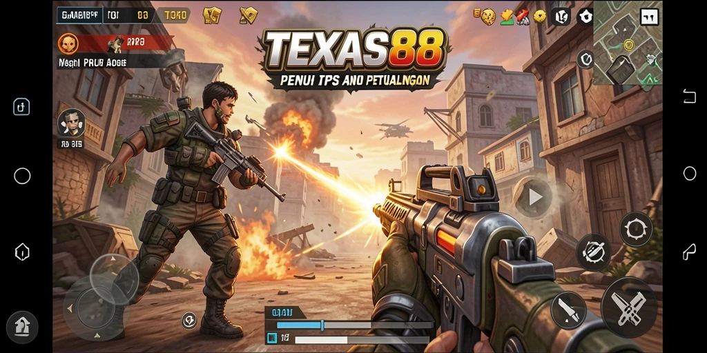 Tampilan gameplay seru dan mendebarkan di TEXAS88.