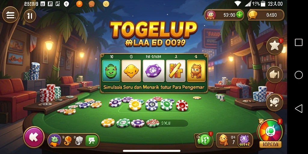 Screenshot gameplay TOGELUP yang menunjukkan simulasi yang menarik.